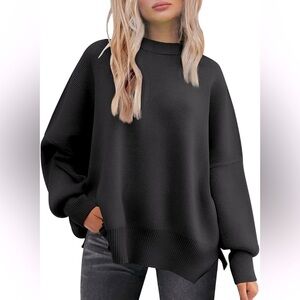 Classic Black Crew Neck Sweater